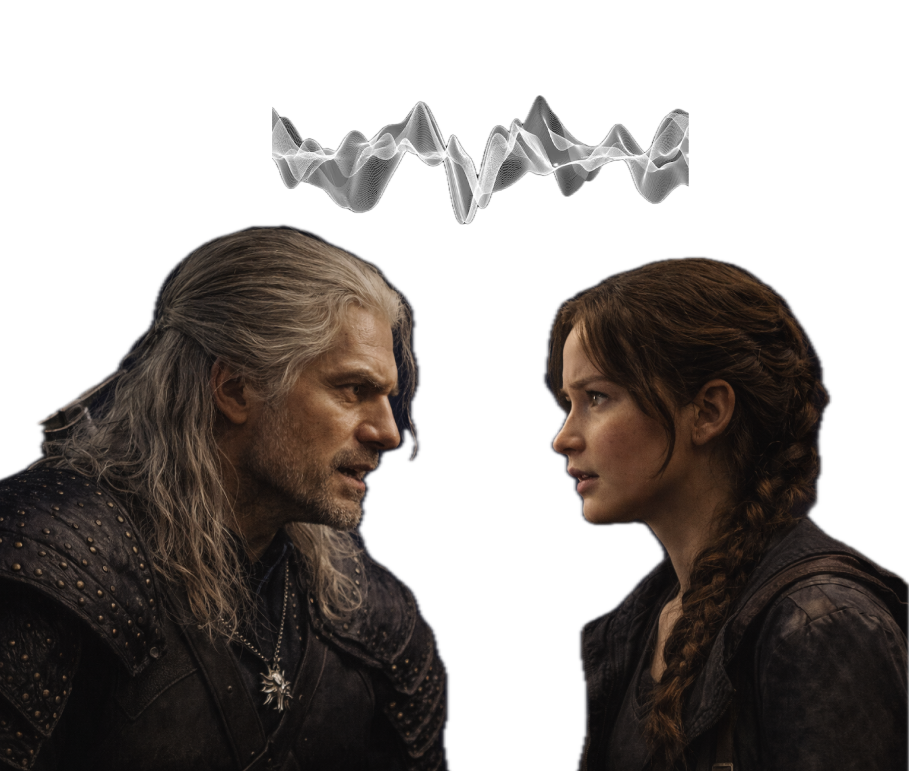 Person with headphones immersed in AI-narrated audiobook