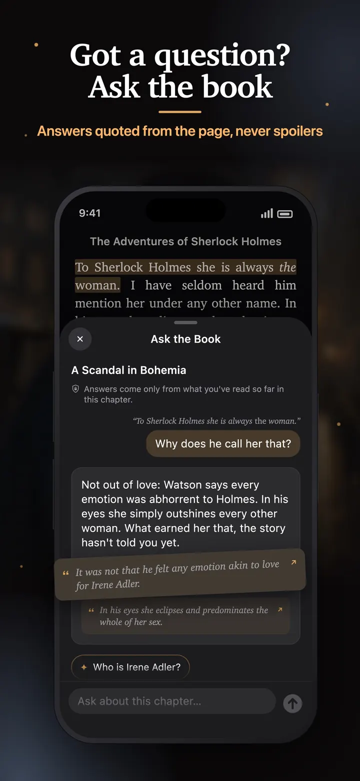 Got a question? Ask the book