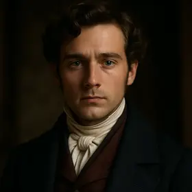 Franz d’Épinay from The Count of Monte Cristo — AI character portrait