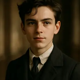 Kolya Krasotkin from The Brothers Karamazov — AI character portrait
