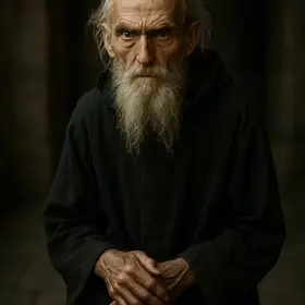 Father Ferapont from The Brothers Karamazov — AI character portrait