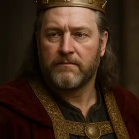 The King of Brobdingnag from Gulliver's Travels — AI character portrait