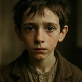 Ilyusha Snegiryov from The Brothers Karamazov — AI character portrait