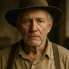 Silas Phelps, Adventures of Huckleberry Finn character portrait