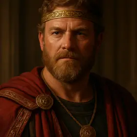 Menelaus from The Odyssey — AI character portrait