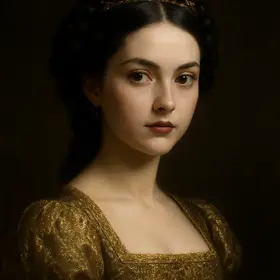 The Empress of Lilliput from Gulliver's Travels — AI character portrait
