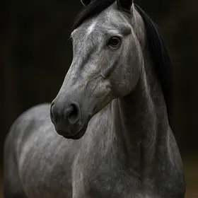 The Master Horse from Gulliver's Travels — AI character portrait