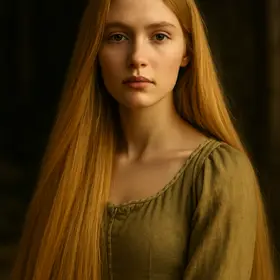 Rapunzel, Grimms' Fairy Tales character portrait