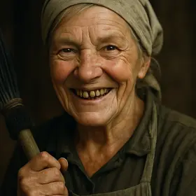 The Charwoman from Metamorphosis