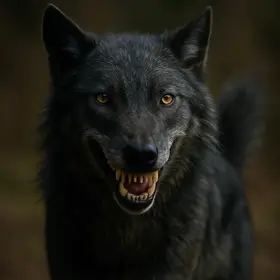 The Wolf from Grimms' Fairy Tales