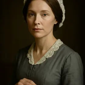 Mrs. Shelby from Uncle Tom's Cabin — AI character portrait