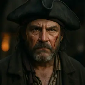 Job Anderson from Treasure Island — AI character portrait