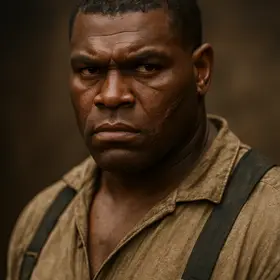 Quimbo from Uncle Tom's Cabin — AI character portrait