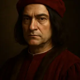 Lorenzo de' Medici from The Prince — AI character portrait