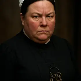 Mrs. Medlock from The Secret Garden