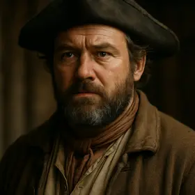 John Hunter from Treasure Island — AI character portrait