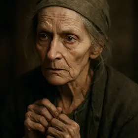 Old Sally from Oliver Twist — AI character portrait