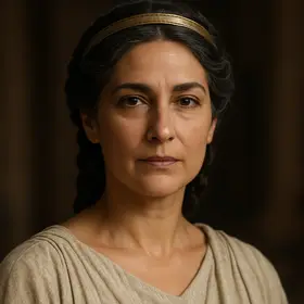 Arete from The Odyssey — AI character portrait