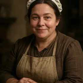 Mrs. Cratchit from A Christmas Carol
