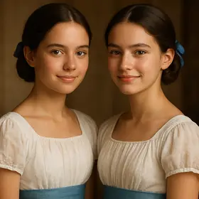 The Farival Twins from The Awakening — AI character portrait