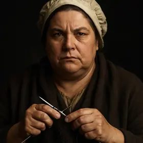 Madame Defarge from A Tale of Two Cities