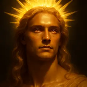 Helios from The Odyssey — AI character portrait