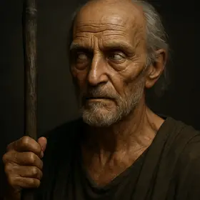 Tiresias from The Odyssey — AI character portrait
