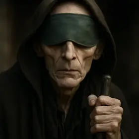 Blind Pew from Treasure Island — AI character portrait