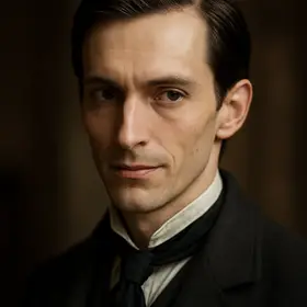 Edmund from King Lear — AI character portrait