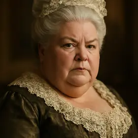 Mrs. Manson Mingott from The Age of Innocence — AI character portrait