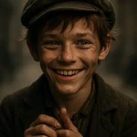 Charley Bates from Oliver Twist — AI character portrait