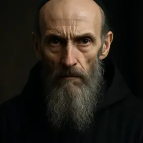 Father Paissy from The Brothers Karamazov — AI character portrait