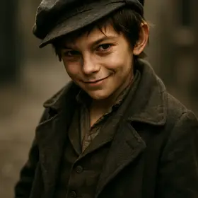 The Artful Dodger from Oliver Twist — AI character portrait